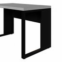 Ver imagem 6 de Mesa Escritório em L 120 cm X 150 cm Design Industrial F5 Office Cor:Cinza Sagrado com Preto