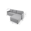 Ver imagem 2 de Sofá Zante 2 Lugares e Chaise 2,39m 