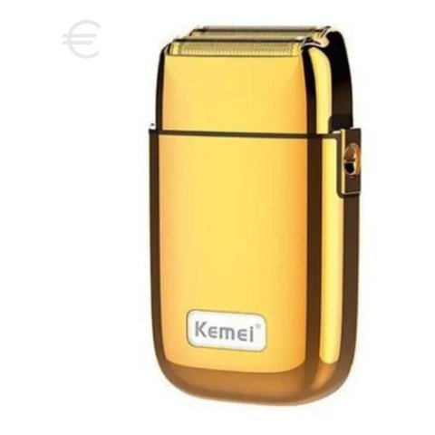 Máquina de Barbear Shaver Kemei Tx1 Gold Barbeador Titanium