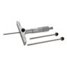 Micrômetro de Profundidade com Haste Intercambiáveis com Fixação Através de Rosca Capacidade 0 - 1