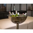 Ver imagem 2 de Champanheira com Pedestal de Aço Inox Balde de Gelo 12,2 Litros Chapagneira de Chão Festa Evento