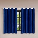 Ver imagem 3 de Cortina Blackout Pvc com Voil Xadrez 2,80m X 1,60m - Marinho