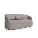 Ver imagem 3 de Conjunto Poltrona e Sofá Living Orgânico Duomo 1,30m Veludo Just Time