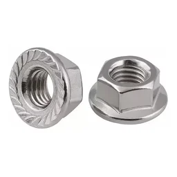 Porca Sextavada M10 Din 6923 Flange Serrilha Geomet - 2000un - 3