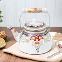 Ver imagem 1 de Chaleira Esmaltada Vintage 2,5l À Indução Charm Indiana