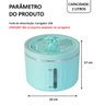 Fonte Bebedouro Agua Cao Gato Cachorro Pet Animal de Estimaçao Automatico Reservatorio 2 Litros Filt - 5