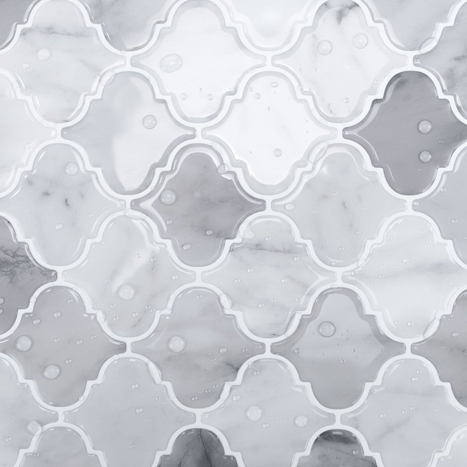 Pastilhas Adesivas Resinadas Provence Carrara - 8