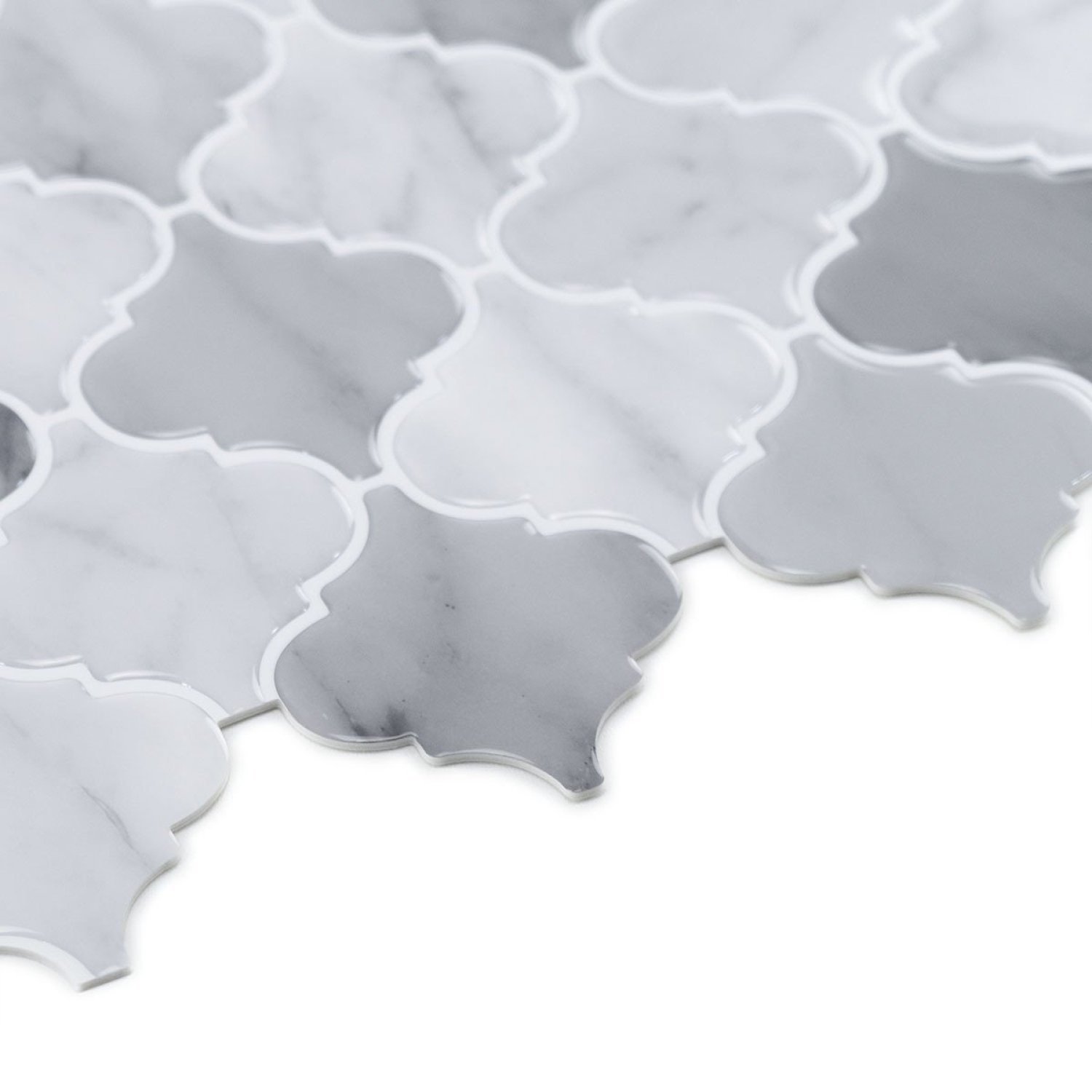 Pastilhas Adesivas Resinadas Provence Carrara - 4