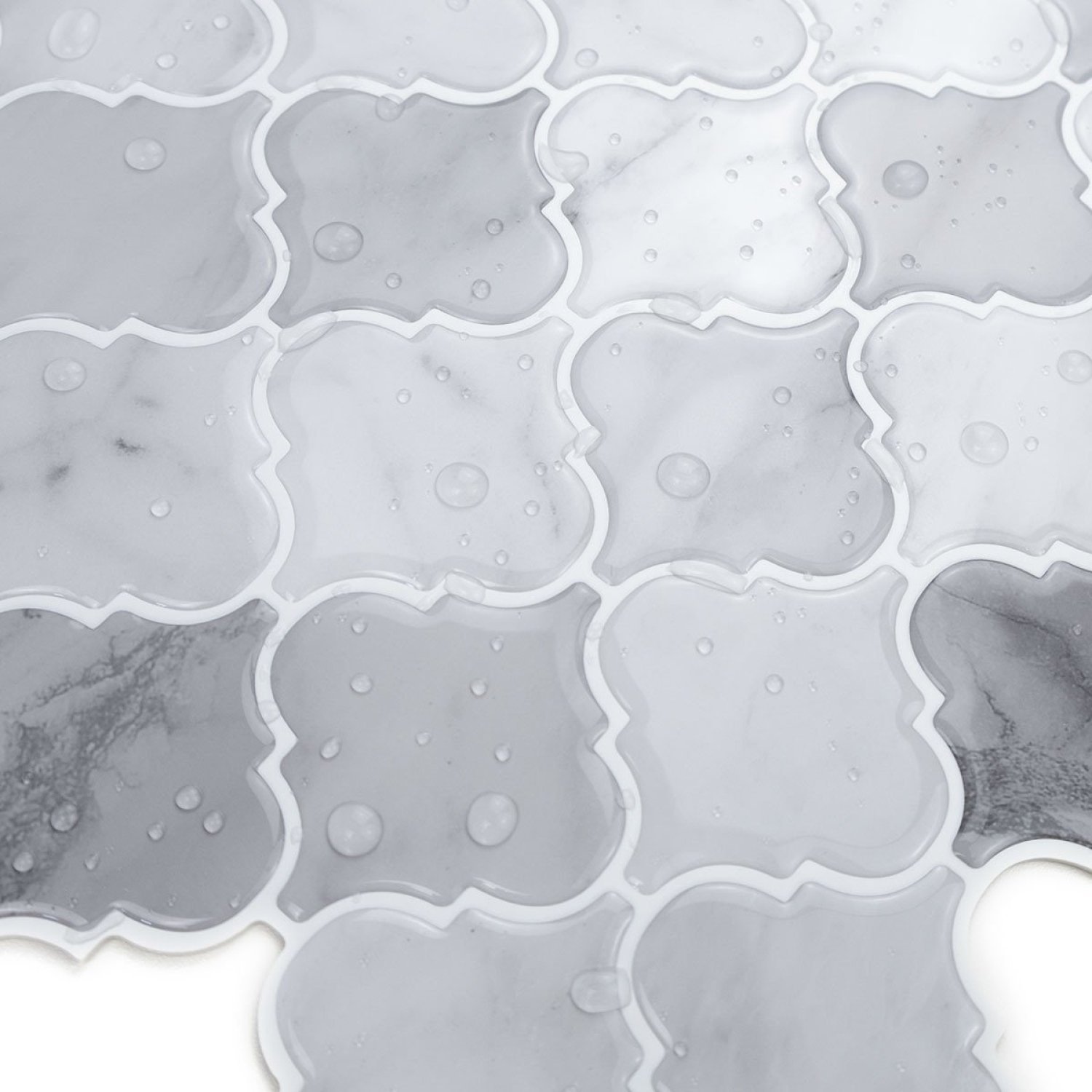 Pastilhas Adesivas Resinadas Provence Carrara - 7