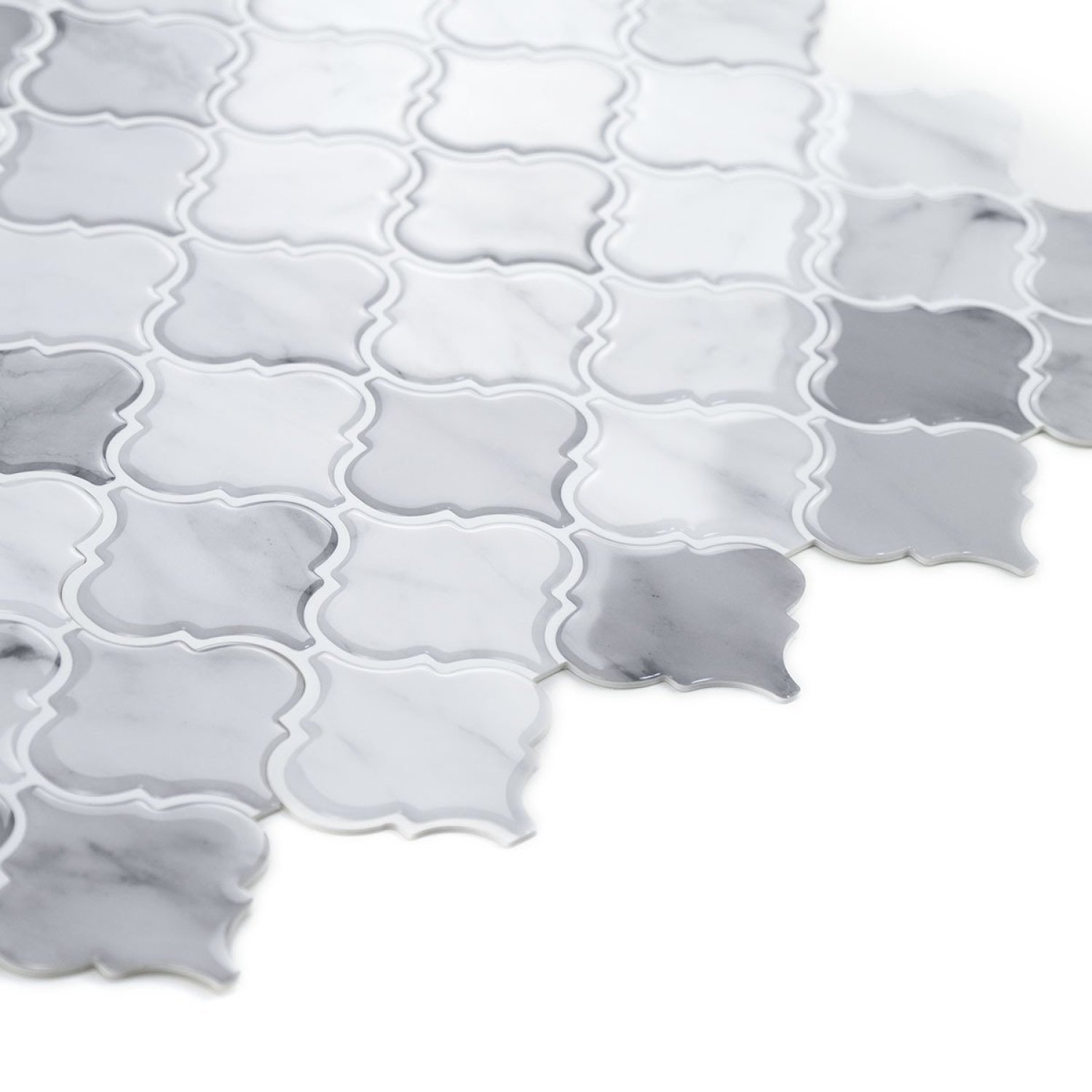 Pastilhas Adesivas Resinadas Provence Carrara - 3