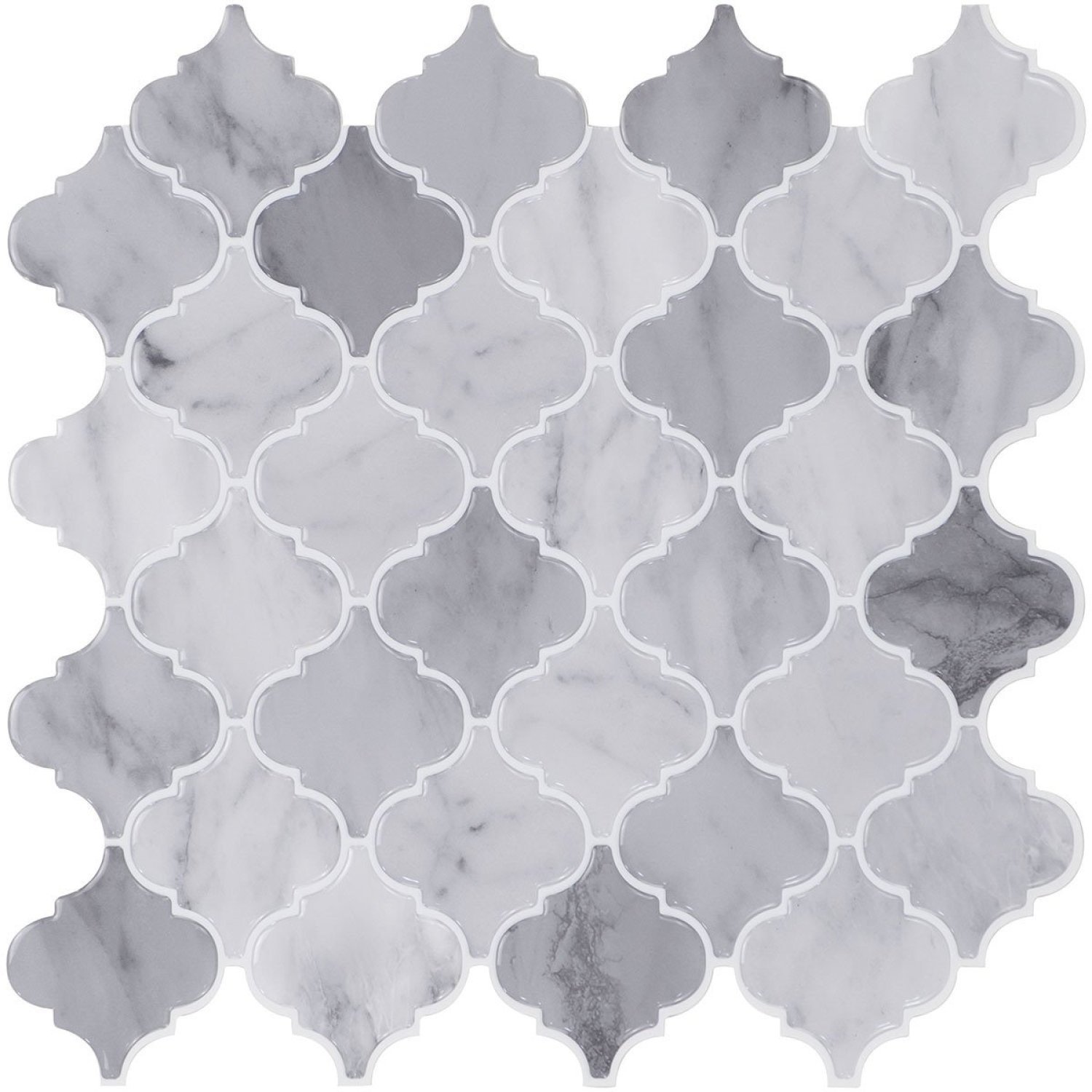Pastilhas Adesivas Resinadas Provence Carrara - 2