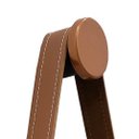 Ver imagem 7 de Espelho Quadrado 50cm Adnet Moldura Alumínio com Alça Costurada - Cobre Alça Caramelo