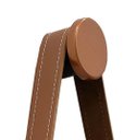 Ver imagem 7 de Espelho Quadrado 50cm Adnet Moldura Alumínio com Alça Costurada - Cobre Alça Caramelo