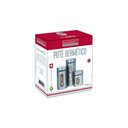 Ver imagem 2 de Pote Hermético Hauskraft 600ml/900ml/1,2l Cinza