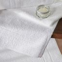 Ver imagem 3 de Kit Toalha Hotelaria Banho Rosto e Piso 380g/m² Algodão Branco