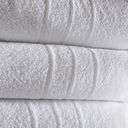 Ver imagem 4 de Kit Toalha Hotelaria Banho Rosto e Piso 380g/m² Algodão Branco