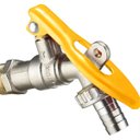 Ver imagem 3 de Torneira de Metal com Porta Cadeado para Jardim Quintal Tanque 1/2" | Fertak | Kit 03 Un