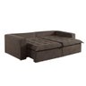 Sofá Cama 4 Lugares Retrátil Reclinável M-184 Veludo Martins Marrom - 2