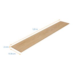 Piso Vinílico em Régua 17,78cm x 2mm x 1,21m Sofisticato Ruffino - 8