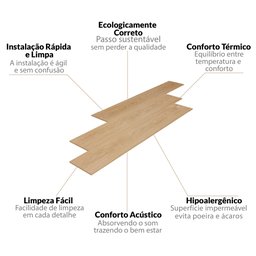 Piso Vinílico em Régua 17,78cm x 2mm x 1,21m Sofisticato Ruffino - 7