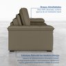 Sofá Retrátil Reclinável 3 Lugares 180cm Veludo com Molas Palmeira CabeCasa MadeiraOriginals - 9