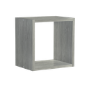 Ver imagem 1 de Nicho de Madeira Simples Cor Concreto 1,2x27x24,5x15cm