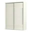 Ver imagem 1 de Guarda Roupa Solteiro 179cm 2 Portas de Correr 100% MDF TW601 Off White - Dalla Costa