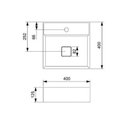 Ver imagem 5 de Cuba de Apoio 40x40cm Roca T9 Terra Branco A32787t000
