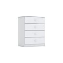 Ver imagem 3 de Cômoda Infantil 4 Gavetas Amarelinha Branco – Henn