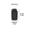 Porta Sabonete Liquido Valvula Pump Banheiro Preto ou - 4