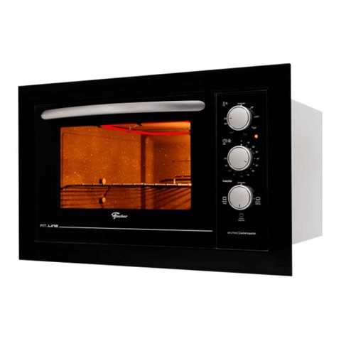 Forno Elétrico de Embutir Fischer Fit Line 48 Litros 127v