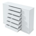Ver imagem 6 de Cômoda Vedra 7 Gavetas 2 Portas Branco