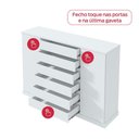 Ver imagem 7 de Cômoda Vedra 7 Gavetas 2 Portas Branco