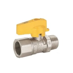 VALVULA ESFERA RETA PARA GAS 1/2" MXF