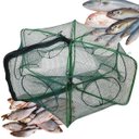 Ver imagem 1 de Armadilha Peixe Covo 6 Furos Pesca Lagosta Camarao Robalo Tainha Siri Ciriguejo Piaba Lambari Açude