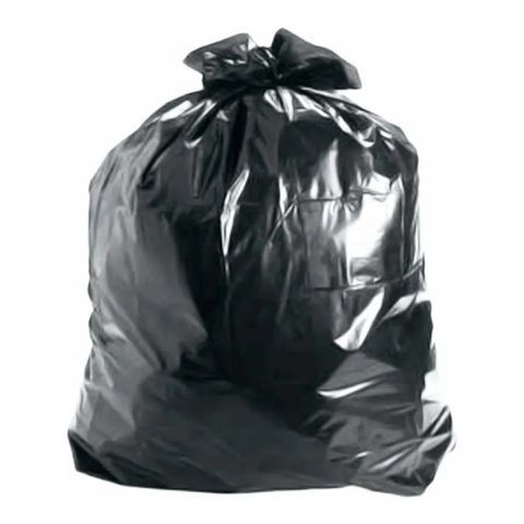 Saco de Lixo 150 Litros Resistente Super Forte 100 Unidades Preto