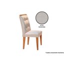 Ver imagem 1 de Cadeira Sala de Jantar Imperatriz Kit 2 Un Imbuia/Bege - Rufato