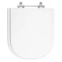 Ver imagem 1 de Assento Sanitário em MDF Square Branco para bacia Lorenzetti