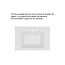 Ver imagem 2 de Lavatório para Banheiro Mármore Sintético Quadri Móveis Bosi