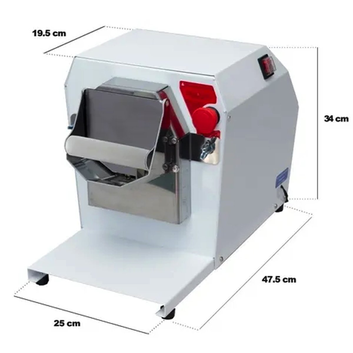 Ralador Elétrico Bivolt Industrial para Queijo Legumes com 3 Discos de Corte Saro Branco - 3