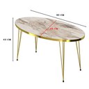 Ver imagem 3 de Conjunto de Mesa de Centro 4 Peças - Mármore Branco