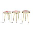 Ver imagem 4 de Conjunto de Mesa de Centro 4 Peças - Mármore Branco