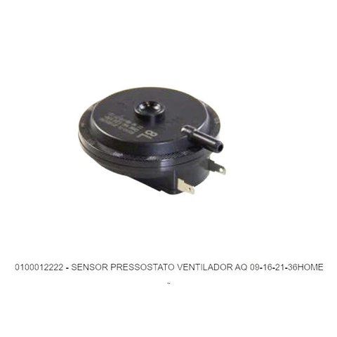 Sensor Pressostato do Ventoinha Aquecedor a Gás Ko 09 16 21 36 Home 0100012222 Komeco