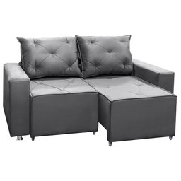 Sofá 2 Lugares Retrátil e Reclinável Bariloche 1.80cm C/ Molas - Veludo - 5