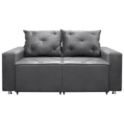 Sofá 2 Lugares Retrátil e Reclinável Bariloche 1.80cm C/ Molas - Veludo - 1