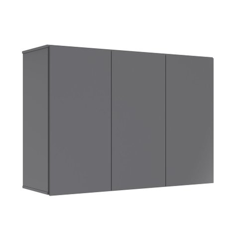 Armário Aéreo Aliex 03 portas Cinza