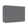 Armário Aéreo Aliex 03 portas Cinza - 1