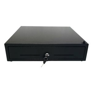 Gaveta Caixa para Dinheiro Manual Preto Pino Trava Superior