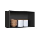 Ver imagem 2 de Armário Aéreo Cozinha 80 Cm Diamante 1 Porta Chumbo/titanio - Indékes