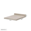 Ver imagem 2 de Tampo para Balcão Planejado 40cm Marselha CabeCasa MadeiraOriginals Cinza/Calcare